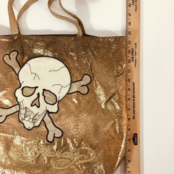 Gold Skull Tote Bag - Picture 9 of 10